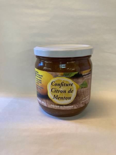 Confiture au citron de Menton fabriquée en Provence - achat en boutique proche de Manosque